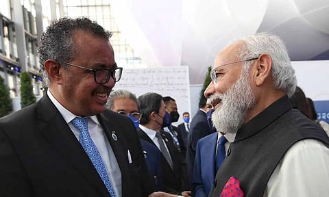 இந்தியாவில் உலக பாரம்பரிய மருத்துவ மையம்: பிரதமர் மோடிக்கு உலக சுகாதார நிறுவனம் நன்றி