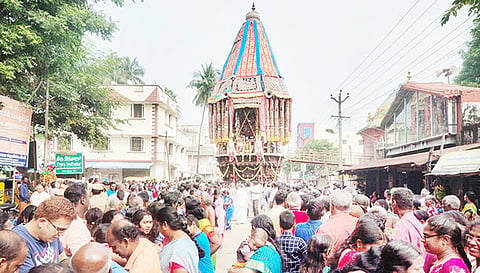 பரிமள ரெங்கநாதர் கோவிலில் தேரோட்டம் நடந்தது.