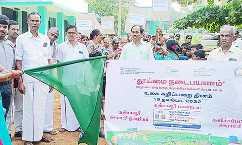 பேரணியை தஞ்சாவூர் கூடுதல் மாவட்ட கலெக்டர் ஸ்ரீகாந்த் கொடியசைத்து தொடங்கி வைத்தார்.