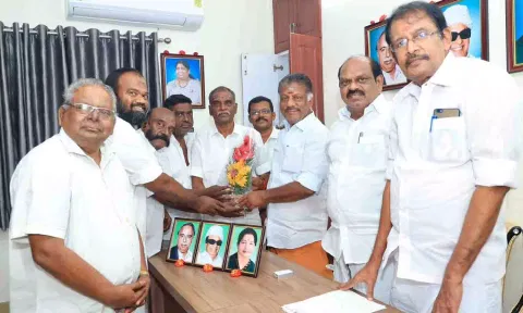 டி. டி. காமராஜ் திருப்பூர் புறநகர் மாவட்ட செயலாளராக நியமனம்.