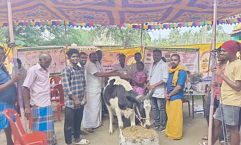 லளிகம் பால் உற்பத்தியாளர்கள் கூட்டுறவு சங்கத்தில் கால்நடை சுகாதார விழிப்புணர்வு முகாம்