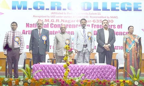 ஓசூர் எம்.ஜி.ஆர். கல்லூரியில் கணினி அறிவியல் துறை சார்பில் தேசிய கருத்தரங்கு