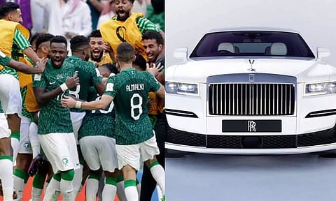 அர்ஜென்டினாவை வீழ்த்திய சவுதி அரேபிய வீரர்களுக்கு ரோல்ஸ் ராய்ஸ் கார் பரிசு