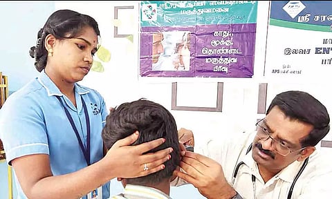 ஸ்ரீ சரண் சூப்பர் ஸ்பெஷாலிட்டி மருத்துவமனை சார்பில் காது, மூக்கு, தொண்டை மருத்துவ முகாம்