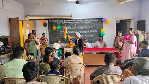 மாற்றுத்திறன் கொண்ட மாணவர்களுக்கான கலை நிகழ்ச்சி நடைபெற்ற போது எடுத்த படம்.