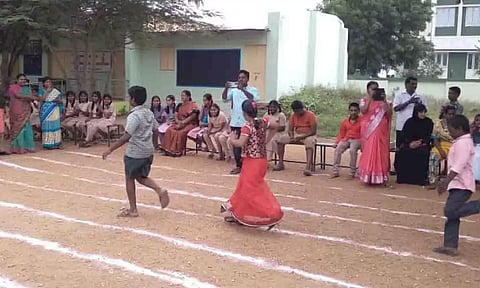 பல்லடத்தில் மாற்றுத்திறனாளி குழந்தைகளுக்கான விளையாட்டுப் போட்டி
