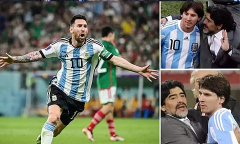 உலக கோப்பையில் 9 கோல் - மரடோனா சாதனையை முறியடித்த மெஸ்சி