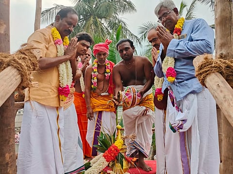 கல்லக்குடி கருப்பண்ண சுவாமி கோவிலில் மகா கும்பாபிஷேகம்