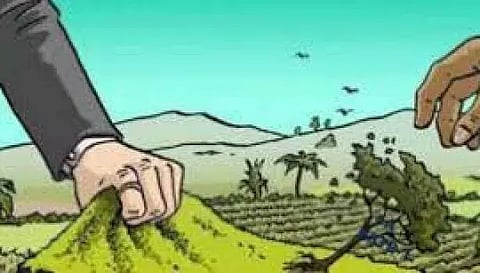ரூ.3 லட்சம் கடனுக்கு ரூ. 2 கோடி நிலம் அபகரிப்பு 3 lakh for a loan of Rs. 2 crore land grab