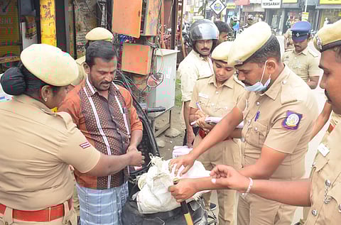 கோவையில் விடிய, விடிய வாகன சோதனை