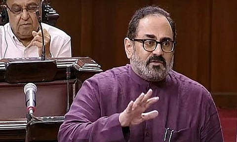 மத்திய மந்திரி ராஜீவ் சந்திரசேகர் (கோப்பு படம்)