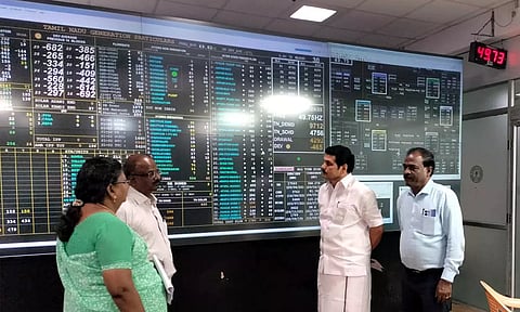 ஆய்வில் ஈடுபட்ட அமைச்சர் செந்தில்பாலாஜி