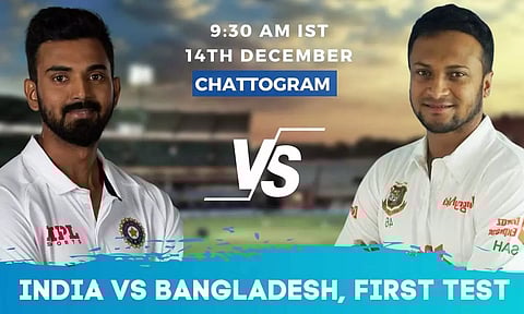 இந்தியா-வங்காளதேசம் இடையே முதலாவது டெஸ்ட் போட்டி நாளை தொடக்கம்