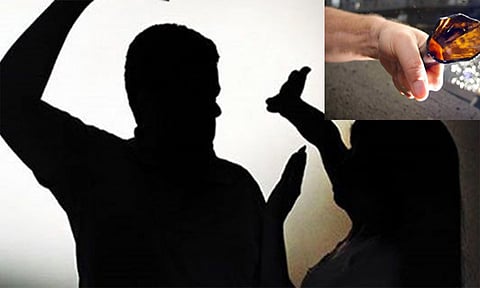 பீர் பாட்டிலால் தொழிலாளி மீது தாக்குதல்