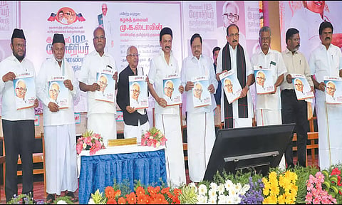 நான் இந்த அளவுக்கு தகுதி பெற அன்பழகன் தான் காரணம்: முதல்-அமைச்சர் மு.க.ஸ்டாலின்