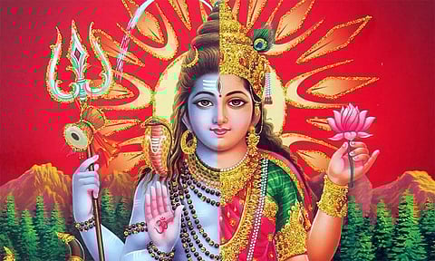 உமைக்கு இடபாகம் கொடுத்த ஈசன்