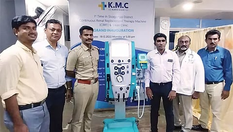 அதிநவீன சுத்திகரிப்பு மையத்தை போலீஸ் அதிகாரி ஸ்டாலின் தொடங்கி வைத்தார்.