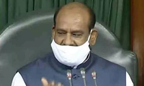 எம்.பி.க்கள் முக கவசம் அணிய வேண்டும்- சபாநாயகர் அறிவுறுத்தல்