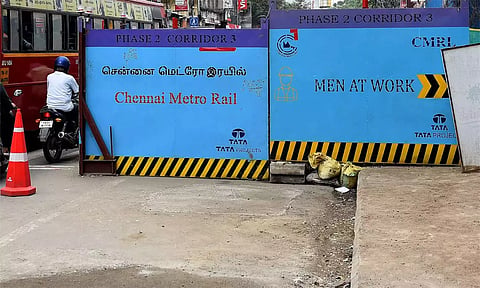 மெட்ரோ ரெயில் பணி: மயிலாப்பூரில் நாளை முதல் 3 ஆண்டுகளுக்கு போக்குவரத்து மாற்றம்