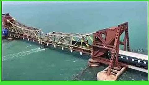 பாம்பன் பாலத்தில் 28-ந் தேதி வரை ெரயில் சேவை ரத்து
