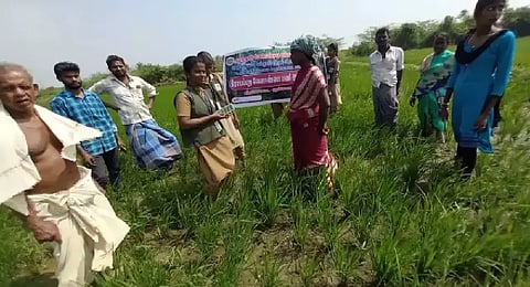 விவசாயிகளுக்கு செயல் விளக்கம்