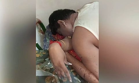 இறந்து கிடந்த அழகர்சாமி. 