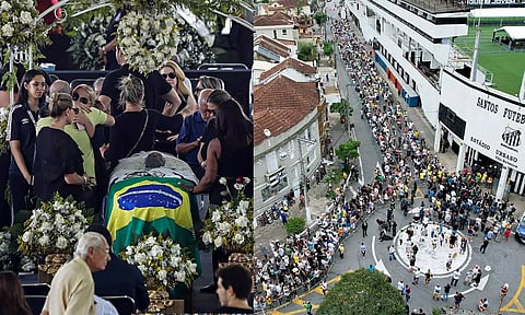 பீலேவின் உடலுக்கு 24 மணி நேரம் அஞ்சலி செலுத்திய ரசிகர்கள்- லட்சக்கணக்கானோர் குவிந்தனர்