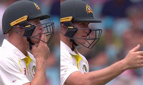 கிரிக்கெட் மைதானத்தில் லைட்டர் கேட்ட மார்னஸ் லாபுசாக்னே- வைரலாகும் வீடியோ