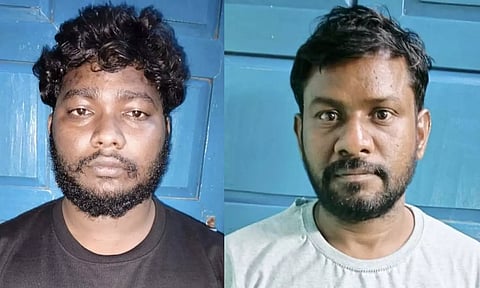 ஊத்துக்கோட்டை அருகே காரில் கடத்தி வரப்பட்ட 2 கிலோ கஞ்சா பறிமுதல்- இருவர் கைது