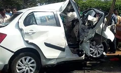 தேசிய நெடுஞ்சாலையில் தொடர் விபத்து