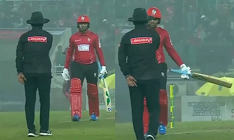 மீண்டும் நடுவரிடம் வாக்குவாதத்தில் ஈடுபட்ட சகீப் அல் ஹசன் - வைரலாகும் வீடியோ