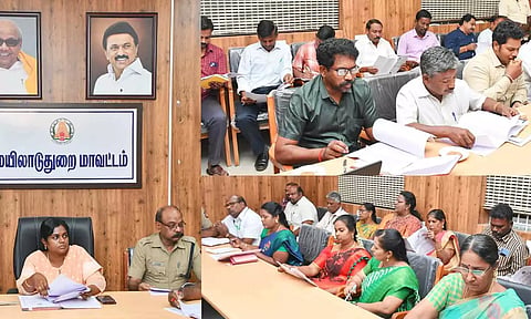 மயிலாடுதுறையில், மாவட்ட அளவிலான ஆலோசனை குழு கூட்டம் கலெக்டர் லலிதா தலைமையில் நடந்தது.