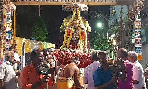பெரம்பலூர் மதனகோபாலசாமி கோவிலில் நம்மாழ்வார் மோட்ச உற்சவம்