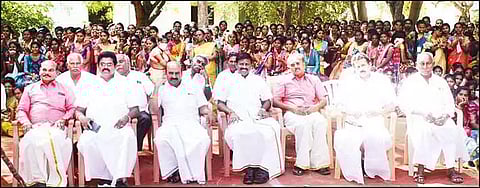 சமத்துவ பொங்கல் விழா நடைபெற்ற போது எடுத்த படம்