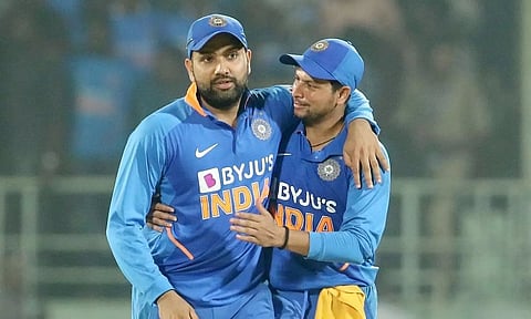 குல்தீப் யாதவ் திருப்புமுனையை ஏற்படுத்தினார்- கேப்டன் ரோகித் சர்மா பாராட்டு