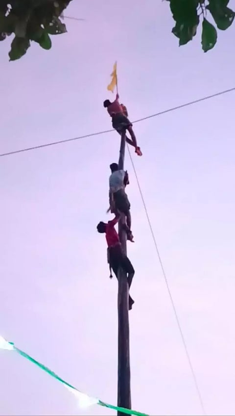 வழுக்கு மரம் ஏறும் போட்டி