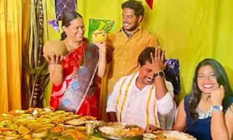 ஆந்திராவில் மருமகனுக்கு 379 வகைகளில் பொங்கல் விருந்து வைத்த மாமனார்