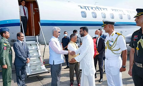 ஜெய்சங்கரை வரவேற்ற இலங்கை வெளியுறவுத்துறை இணை மந்திரி