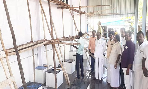 கலசப்பாக்கத்தில் பயணிகள் நிழற்குடை