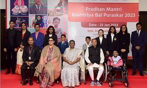 சாதனை புரிந்த 11 குழந்தைகளுக்கு பால புரஸ்கார் விருது - ஜனாதிபதி வழங்கினார்