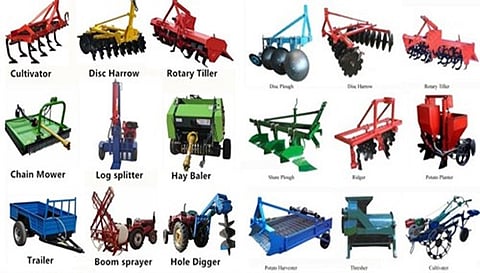 வேளாண்மை வளர்ச்சி திட்டத்தின் கீழ் விவசாயிகளுக்கு வேளாண் உபகரணங்கள்