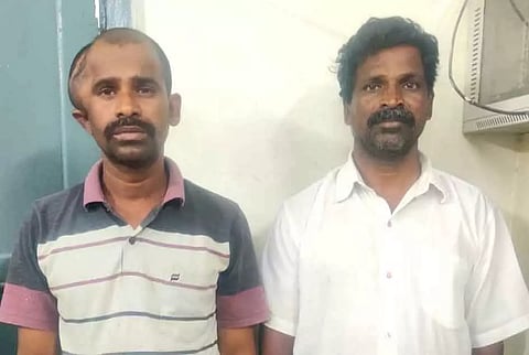 நகைக்கடையில் சுவரில் துளைபோட்டு கொள்ளையடிக்க முயன்ற 2 பேர் சிறையில் அடைப்பு
