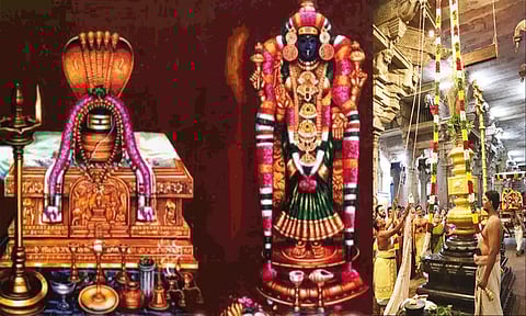 திருவானைக்காவல் கோவிலில் தை தெப்பத்திருவிழா கொடியேற்றத்துடன் தொடங்கியது