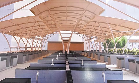 பட்டினப்பாக்கம் கடற்கரையில் 366 கடைகளுடன் மீன் மார்க்கெட் அமைக்கும் பணி தொடங்கியது