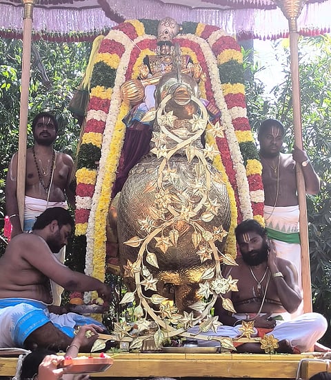 தென்திருப்பதி ஸ்ரீவாரி மலையப்பர் கோவிலில் ரதசப்தமி விழா