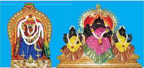 சிறப்பு அலங்காரத்தில் அம்மன்