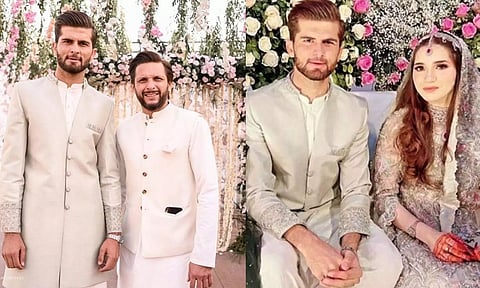 முன்னாள் வீரர் அப்ரிடி மகளை மணந்தார் பாகிஸ்தான் வேகப்பந்து வீச்சாளர் ஷாகீன்ஷா அப்ரிடி