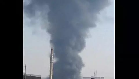 மகாட் தொழிற்சாலையில் தீ விபத்து