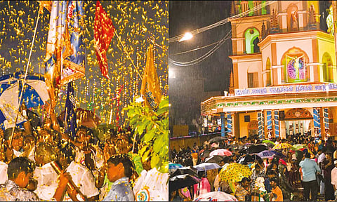 மதுரை புதூர் புனித லூர்து அன்னை ஆலய திருவிழா கொடியேற்றத்துடன் தொடக்கம்