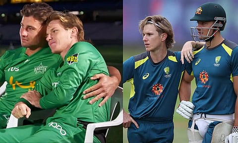 சக வீரருக்கு முத்தமிட்ட ஆஸ்திரேலிய வீரர்- காதலர் தினத்தில் வைரலாகும் புகைப்படம்